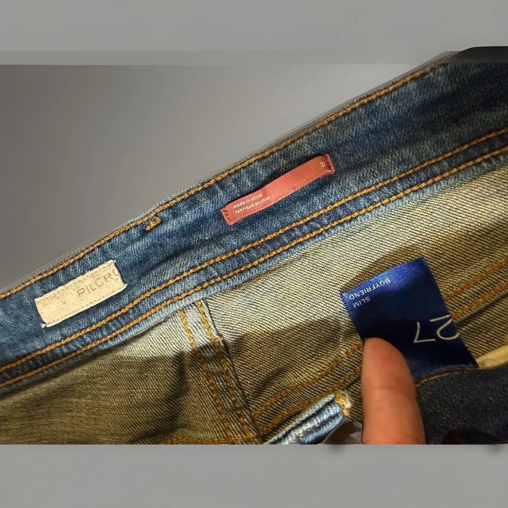 Pilcro Slim Boyfriend Denim Jeans Womens Size 27‎
